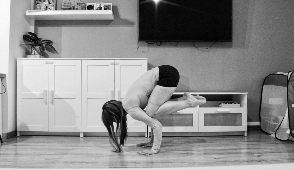 build your core strength with crow pose
